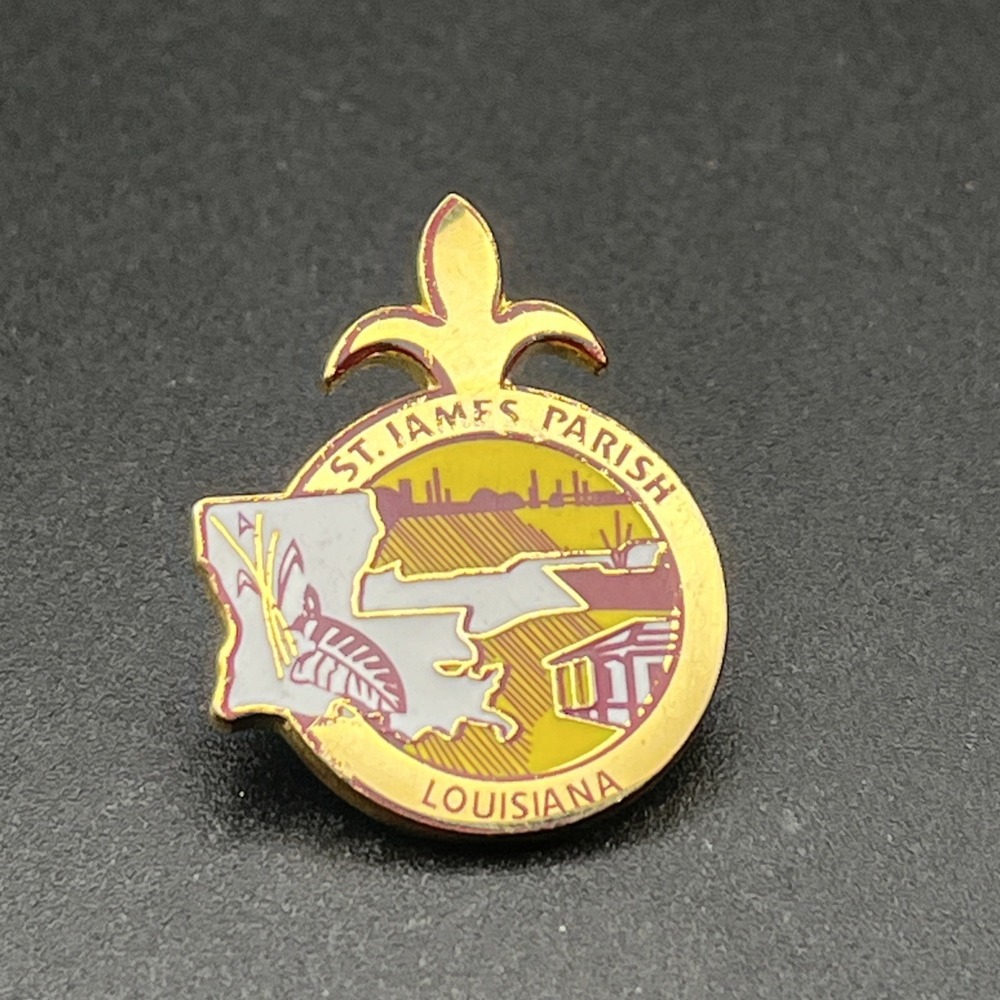 St.‎ James Parish Louisiana USA Lapel Hat Pin